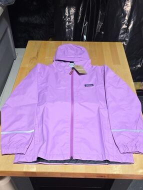 Patagonia Kids Lavender Hooded Raincoat